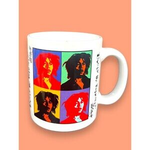 Vintage Bob Marley Coffee Tea Mug Lively Up Yourself Beat Street 1995 Pop Art